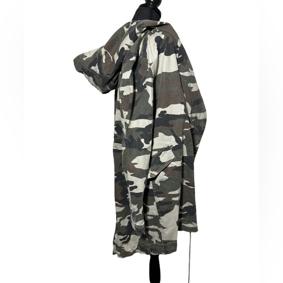 Cookie Couture Hooded Camo Zip Front Jacket Size Med NWT Utility Cargo Military - Picture 6 of 8
